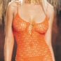 "Leg Avenue" - Lace Mini Dress with Lace Up Front & G-String CLOSEOUT