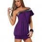 Silver & Purple Club Dress