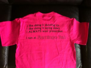 Pink I Like Doing Shirt