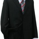 Executive Black Super 140's Wool premeier quality italian fabric Design 40577 Button Suit With Doubl