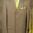 Slate ( Mixture of Brow + light Olive + Taupe ) Super 120's Wool 3 Button