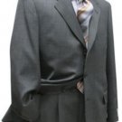 Light Gray Super 120 Wool 3 Buttons Mens Suits