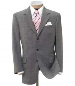 Super 150 Wool Light Gray Mens premeier quality italian fabric Dress Suit