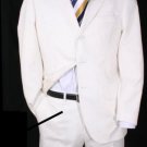 Highest Quality 3 Button White suit + vest