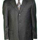 Oxford Gray (True Charcoal) Pick Stitch Laple Double Vent Super 150's Wool