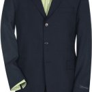 Tesso Dark Blue premeier quality italian fabric 3 Button Super 150's Wool