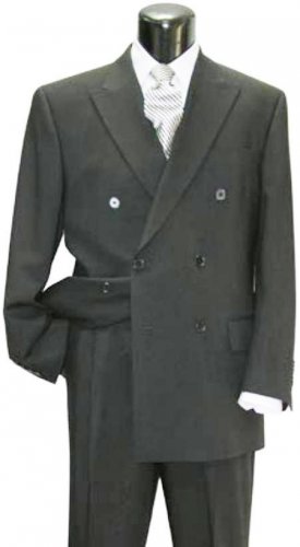 lower quality 6 on 2 Closer style Double Breasted Suit