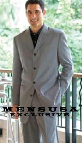 Dark Midium Gray Men's 4 Button Super Fine Suits Come in 4 Colors