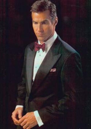 Luxurious 1-button Peak, Satin lapels, Single-breasted            