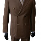 Brown Super Wool Double Breasted