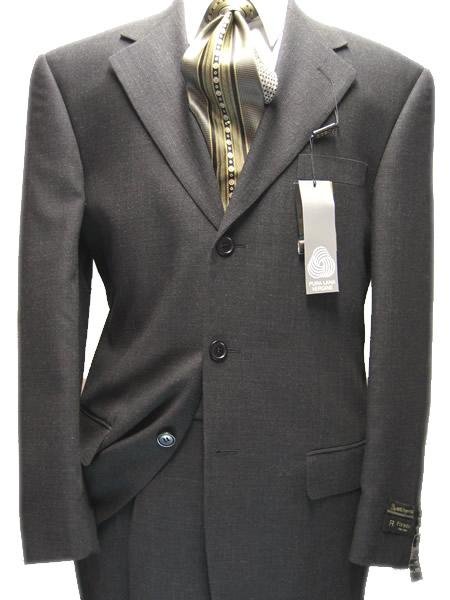 Men's Charcoal Gray 1 Wool 3 Buttons Super 120's Suit For more info : Check out www.mensusa.com