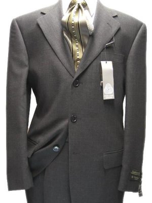 Men's Charcoal Gray 1 Wool 3 Buttons Super 120's Suit  For more info : Check out www.mensusa.com
