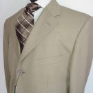 Men's Tan Men's Single Breasted Discount Dress 3 or 4 Button Suit