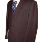 Dark CoCo Brown Men's Single Breasted Discount Dress 2or3or4 Button Suit.