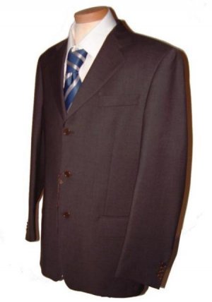 Dark CoCo Brown Men's Single Breasted Discount Dress 2or3or4 Button Suit.