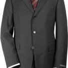 3 Buttons Charcoal Gray Side Vent 3 Buttons Super 150's Wool