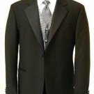 1 Button Tuxedo Satin Covered Jacket + Pants