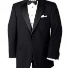 Super 150's Wool premeier quality italian fabric Design 1 Button Tuxedo jacket