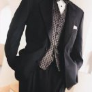 2 Button Gianni Super 140's Wool premeier quality italian Design jacket + Pants + Shirt + Bow Tie