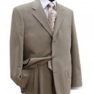 Taup/Tan Super 100's Wool Business Discounted Suit