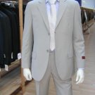 Men's Lightest Tan 2 Button Super Wool Dress Suit (Light Weight Weight)