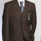 CoCo Brown Real Super 150's Wool premeier quality italian fabric Design