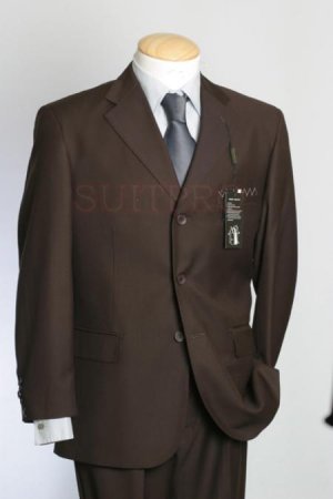 CoCo Brown Real Super 150's Wool premeier quality italian fabric Design