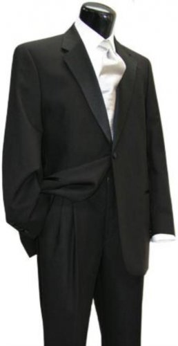 2 Buttons Tuxedo Super 140 Wool Suit premeier quality italian fabric Design + Shirt + Bow Tie