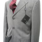 Collezinai MEN SUIT~150'S WOOL~LIGHT GRAY Shark Skin Suit