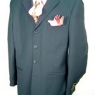 Beautifull Dark Navy Blue Super 120's Wool High Quality 4 Button Notch