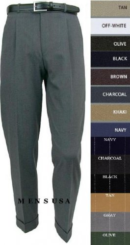 Vittori Super 140's Wool premeier quality italian fabric Dress Slacks