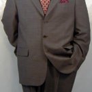 Mens Charcoal Gray 1 Wool Suit 3 Buttons Men's Dress Business Suits