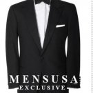 Slk3 Peak Collor One Button Super 120's Wool + Shirt + Bow Tie