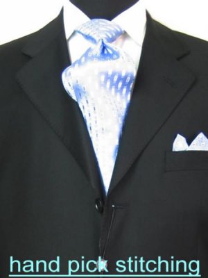 Hand Pick Stiching Double Vent 3 Buttons premeier quality italian fabric 5 Colors Available