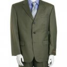 Forest Olive Green 3 Buttons Men's 3 button Busines Suits in Super 130's Marina Wool