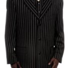 Mens Fashionable Black Pinstripe Zoot Suit