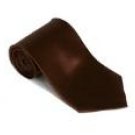 Aztec Brown 100% Silk Solid Necktie