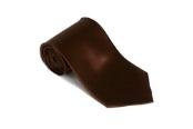 Aztec Brown 100% Silk Solid Necktie