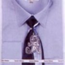 Mens French Cuff Shirts with Cuff Links Light Blue