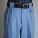 Mens Wide Leg Pants Blue