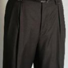 Mens Wide Leg Pants Brown