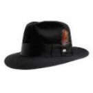 Black Untouchable Fedora Hat