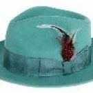 Ferrecci Men's Emerald Wool Felt Fedora