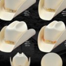 Taco Style Western Cowboy Straw Hat