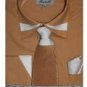 Mens Fuschia Dress Shirt Tie Set