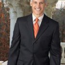 2PC 3 Button Solid Charcoal Mens Suit With Flat Front Pants