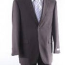Mens 2 Button 100% Wool Suit