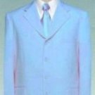Beautiful Mens Sky Blue Pastel Dress With Nice Cut Smooth Soft Fabric
