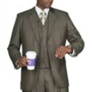Mens 2 Button Vented Jacket With Pleated Pant Executive Full Cut Suits