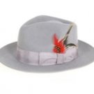 Men's Gray Fedora Hat